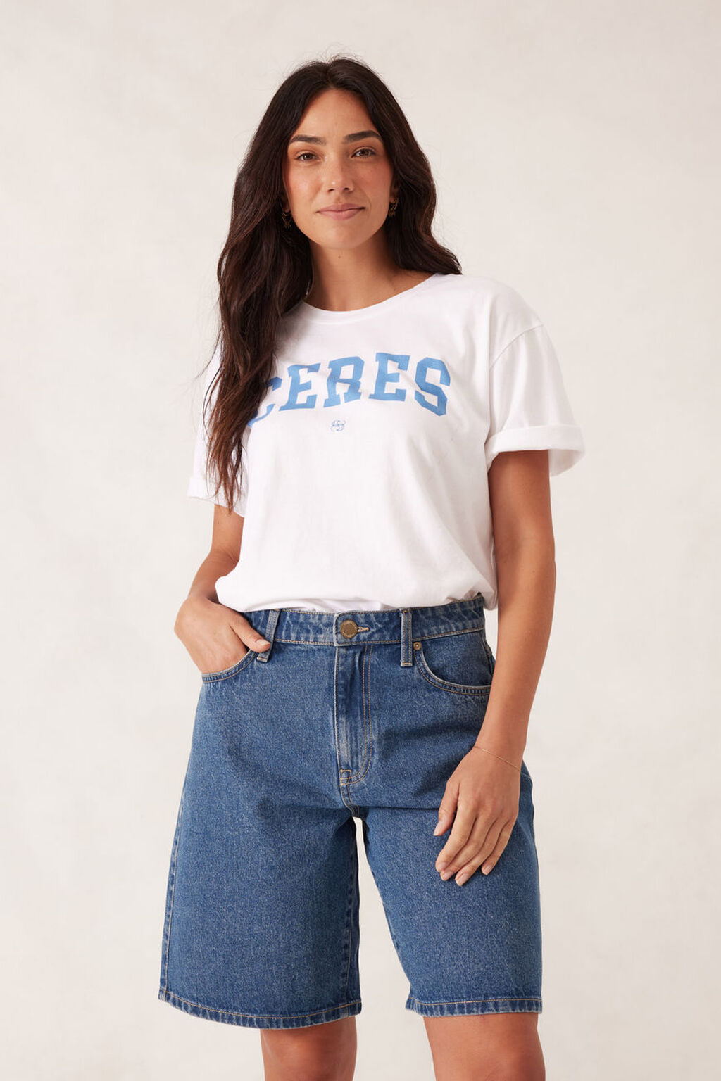 Slouchy Split Hem Tee