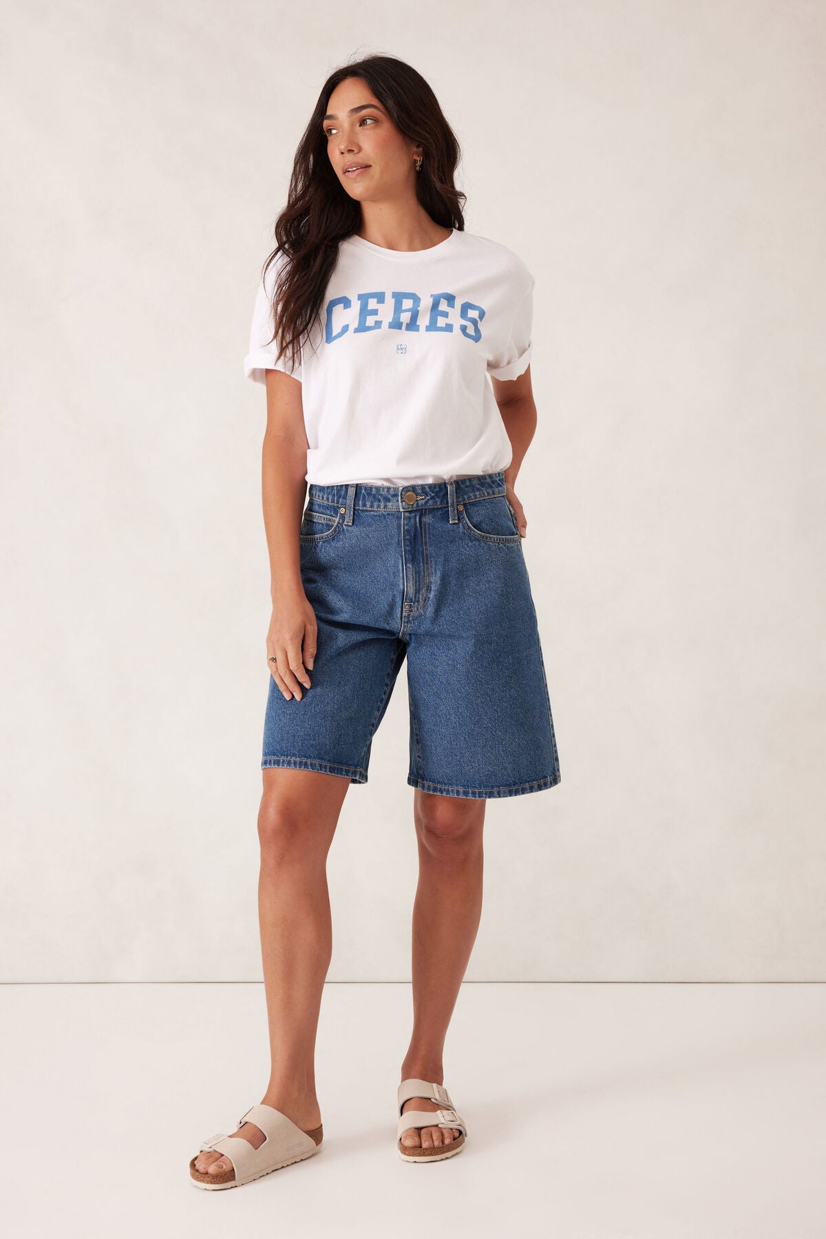 Slouchy Split Hem Tee