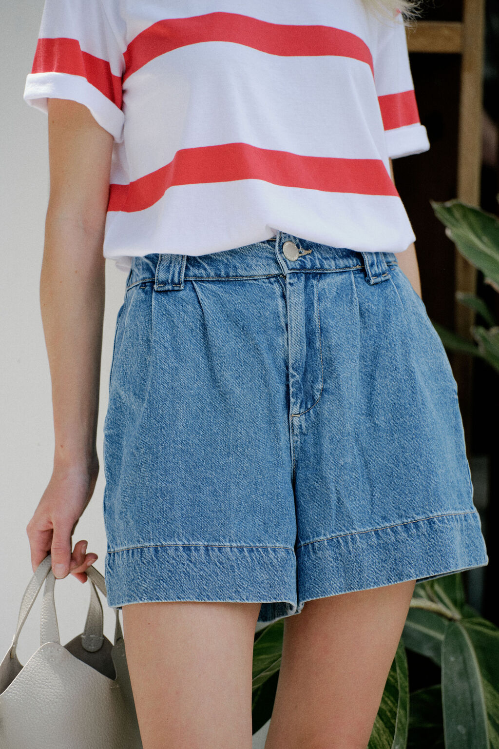 Pleat Front Short