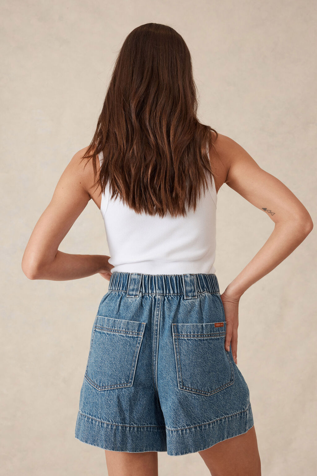 Pleat Front Short