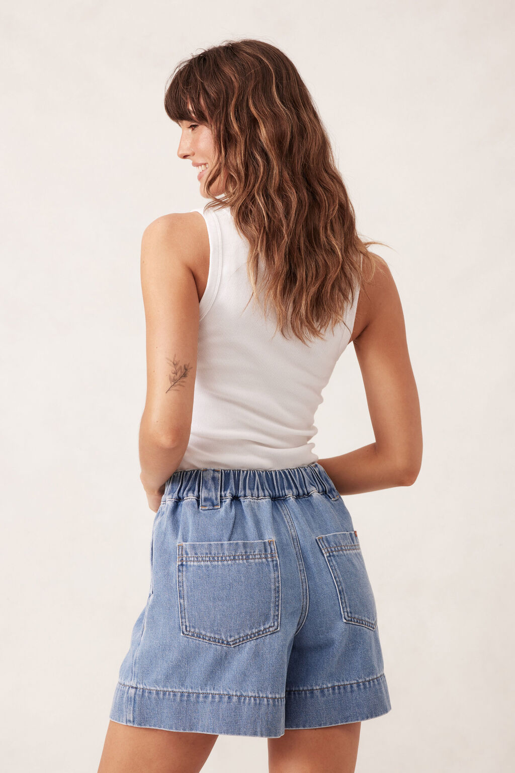 Pleat Front Short