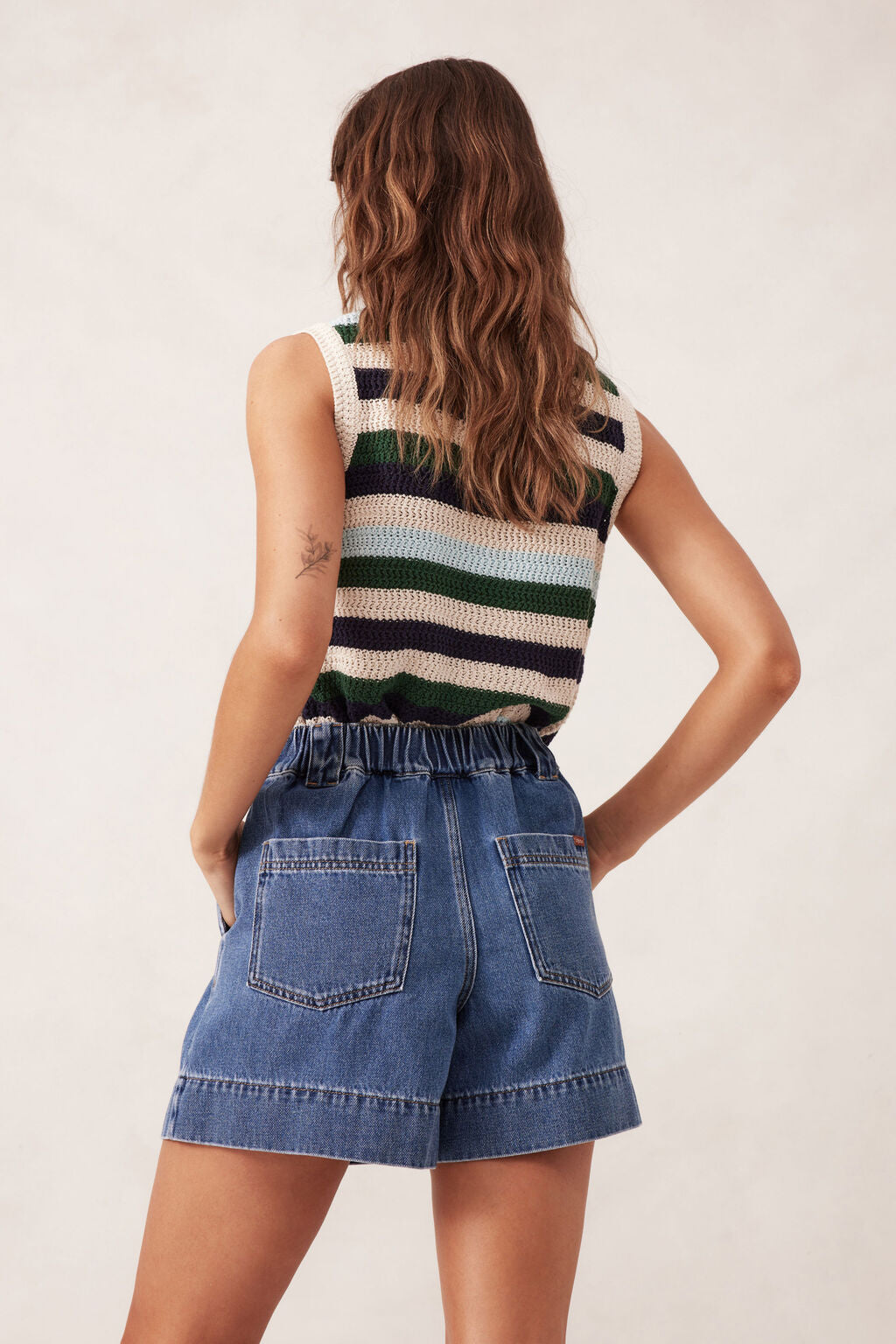 Pleat Front Short