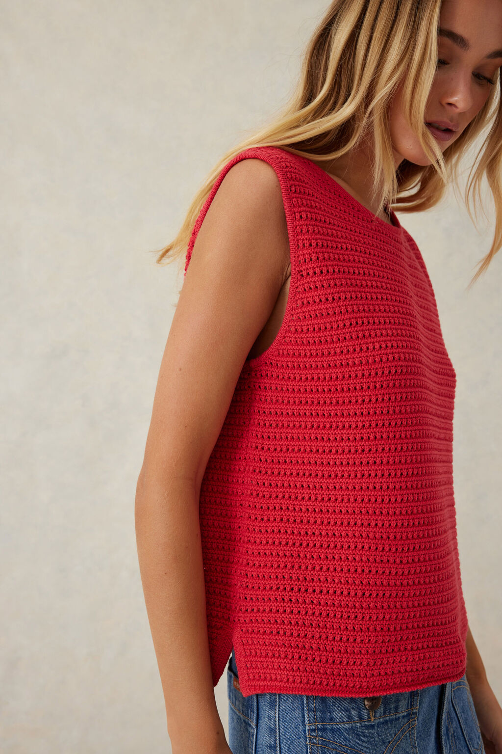 Mesh Knit Tank