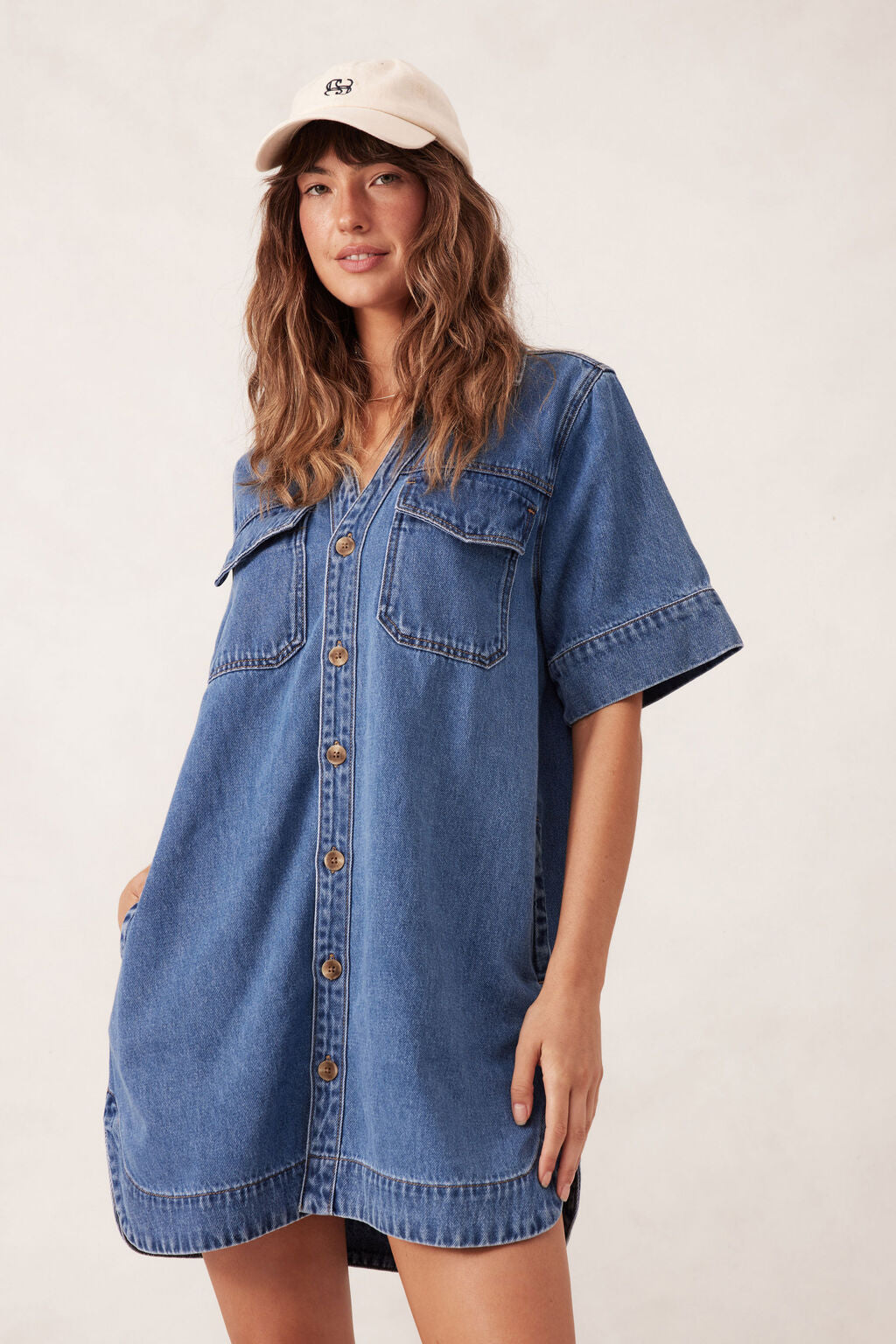 Relaxed Shirt Dress