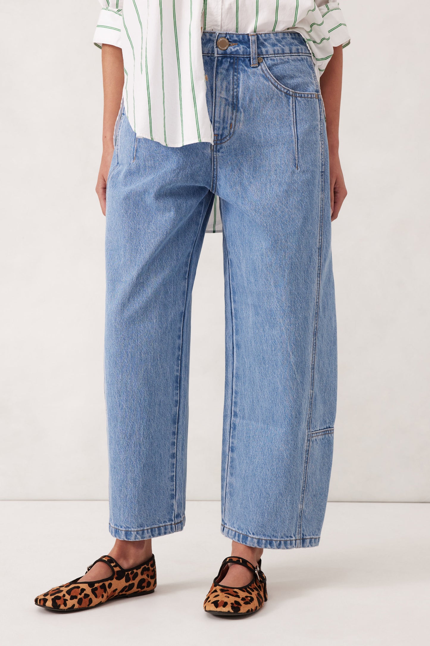 Darted Barrel Jean