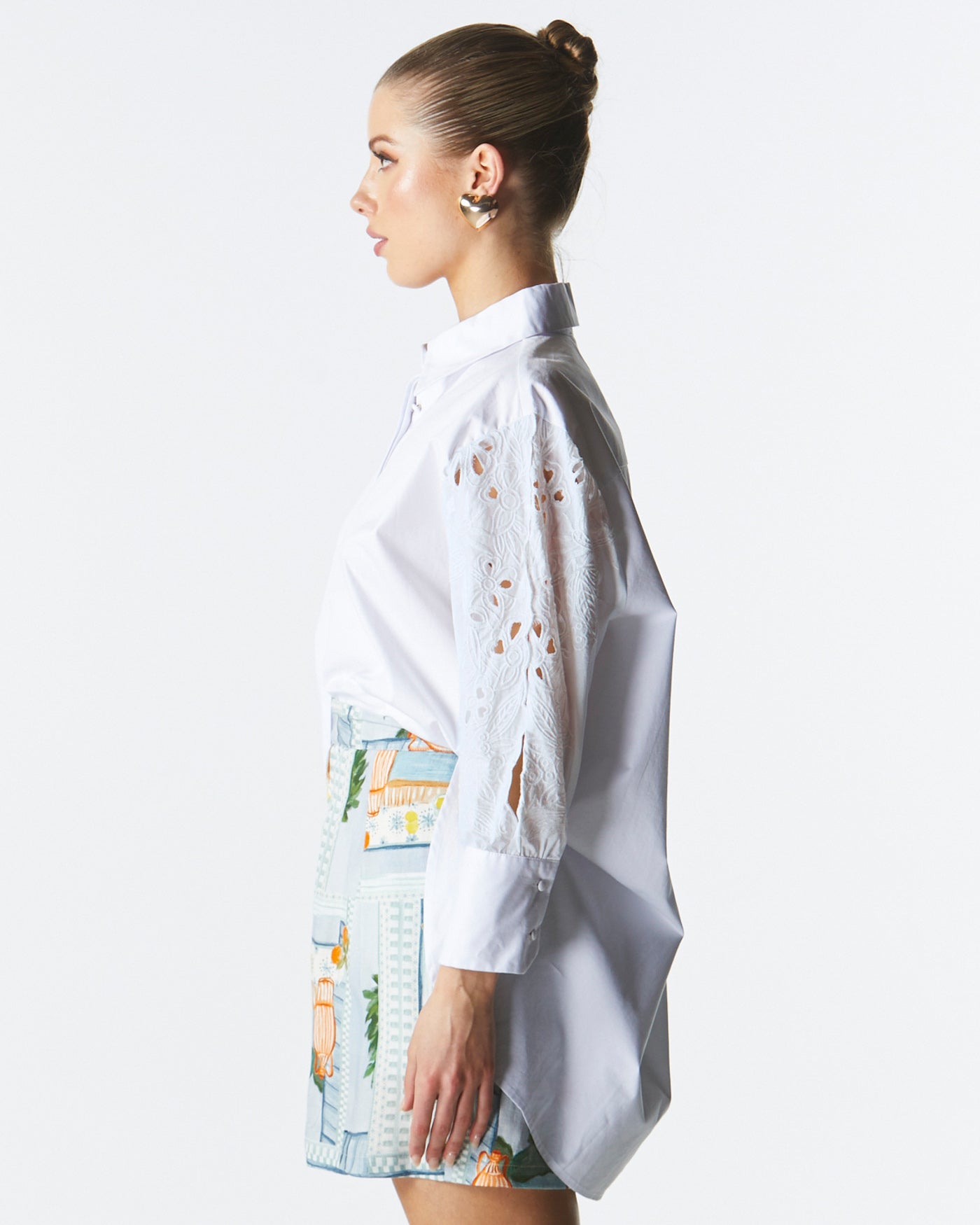 Lily Pad Broderie Shirt