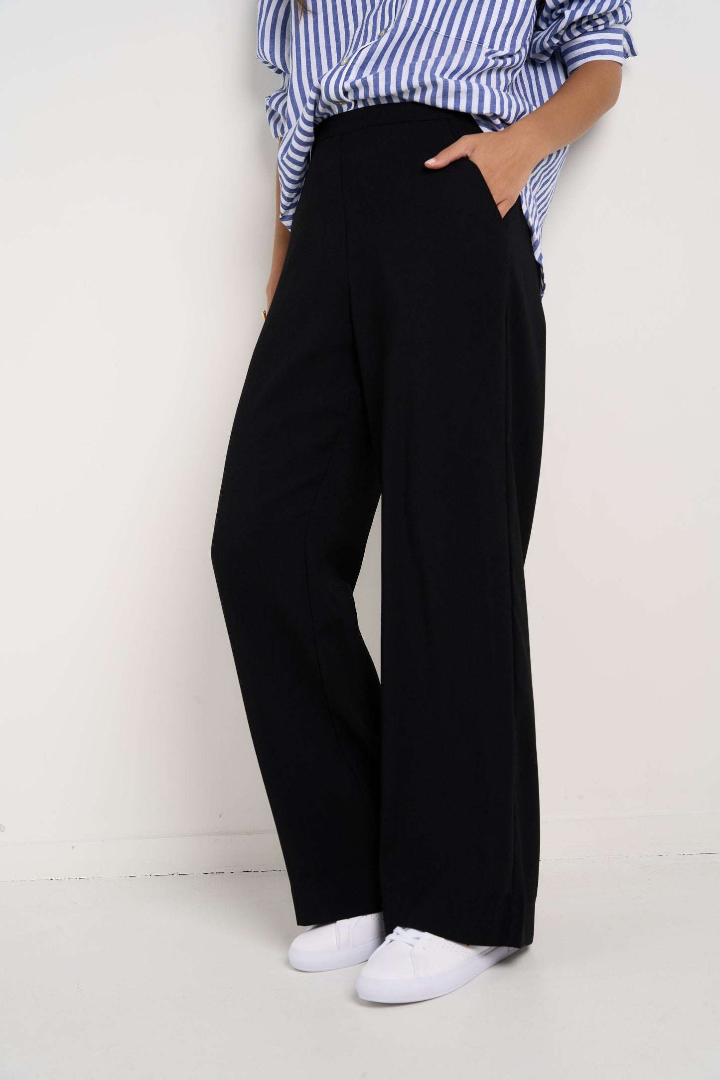 Best Life Soft Crepe Wide Leg Pant