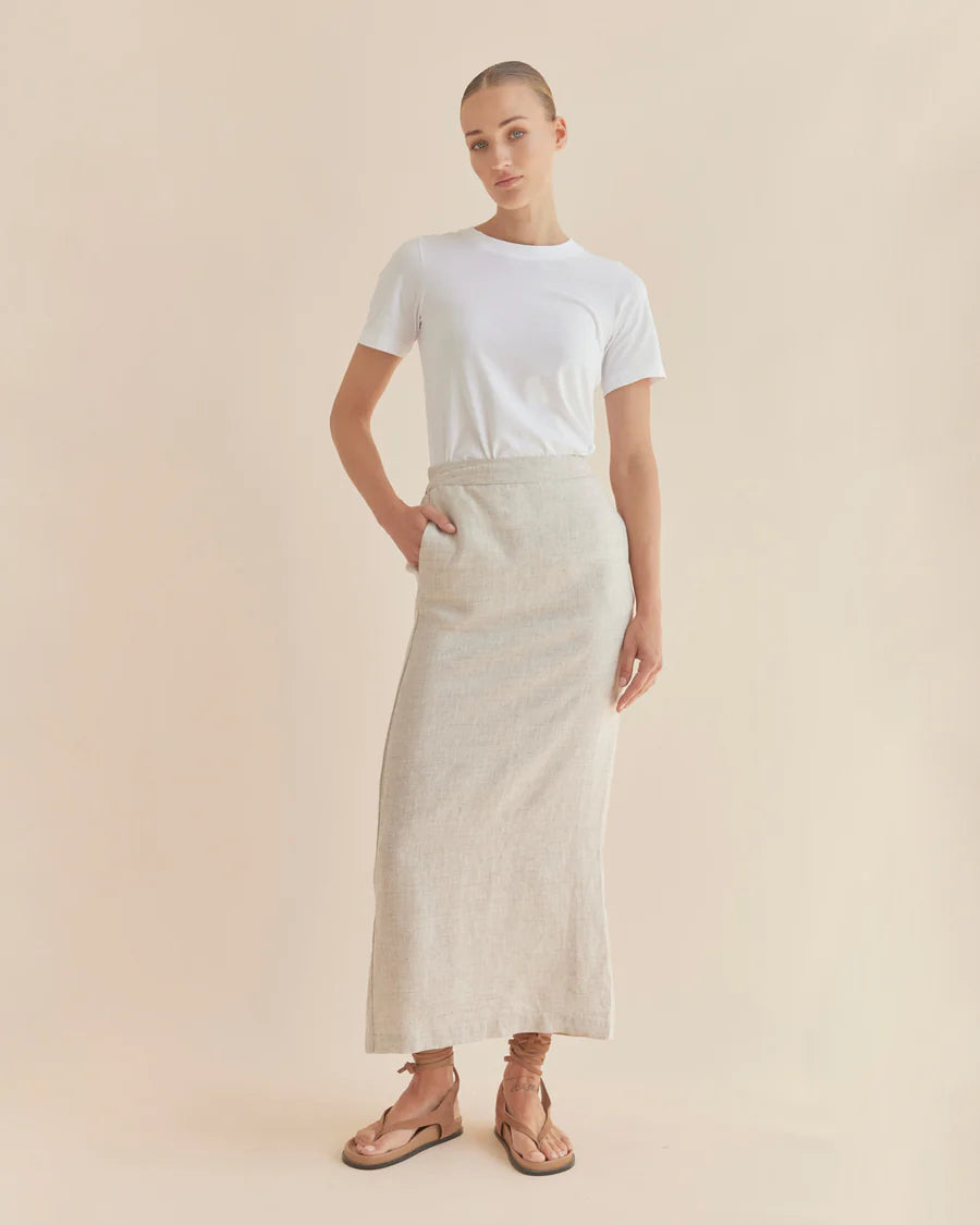 Mabel Linen Skirt