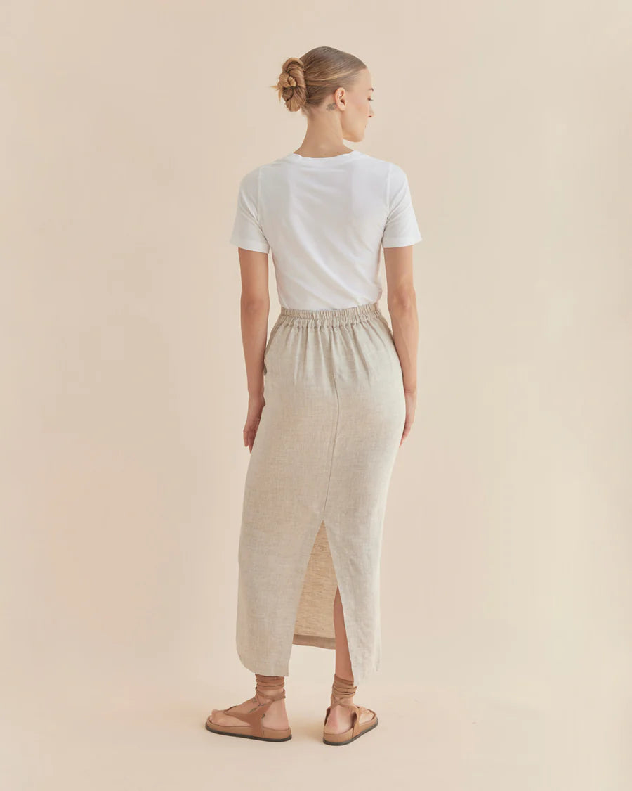 Mabel Linen Skirt