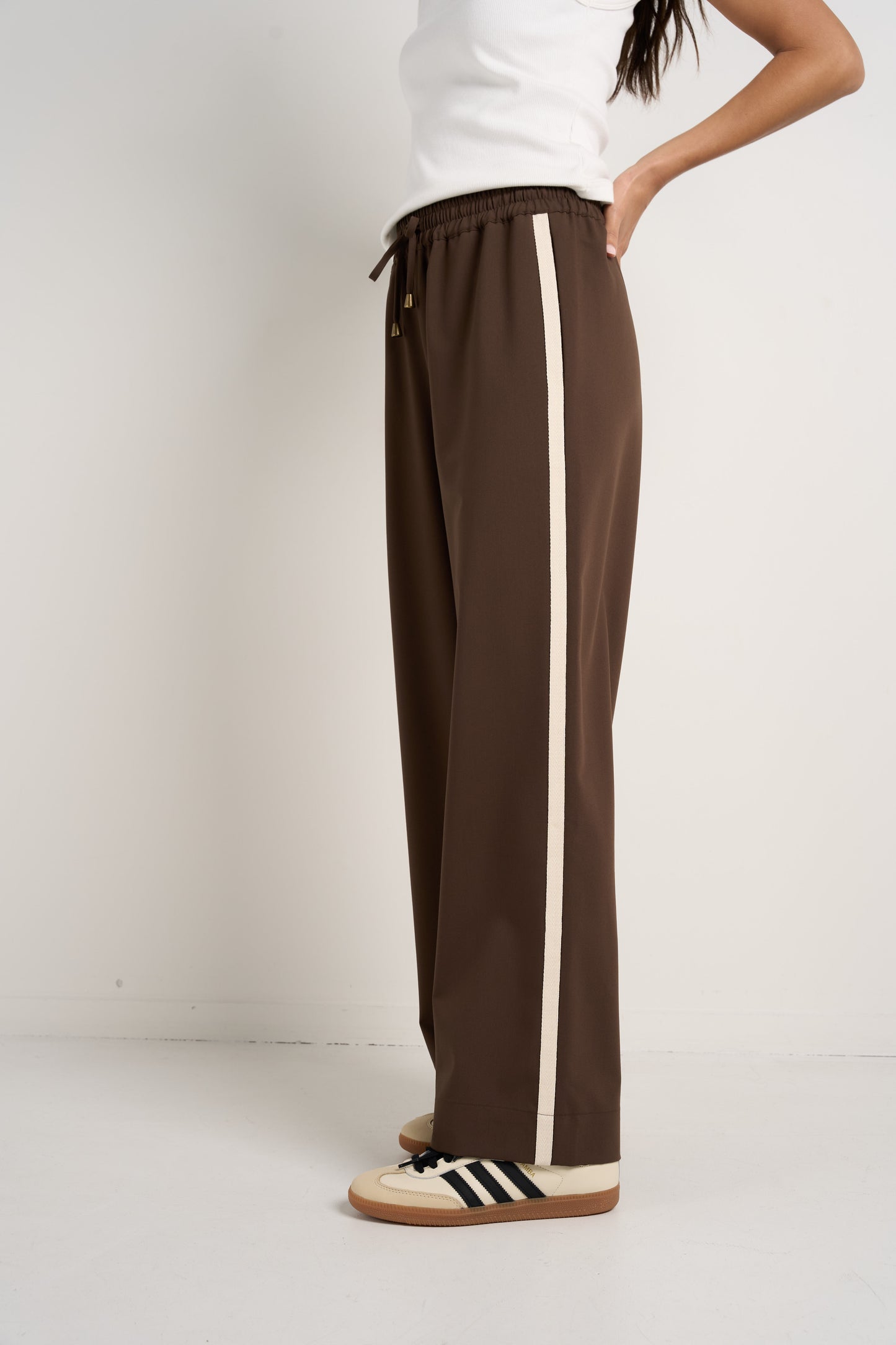 Townie Stripe Side Tape Wide Leg Pants