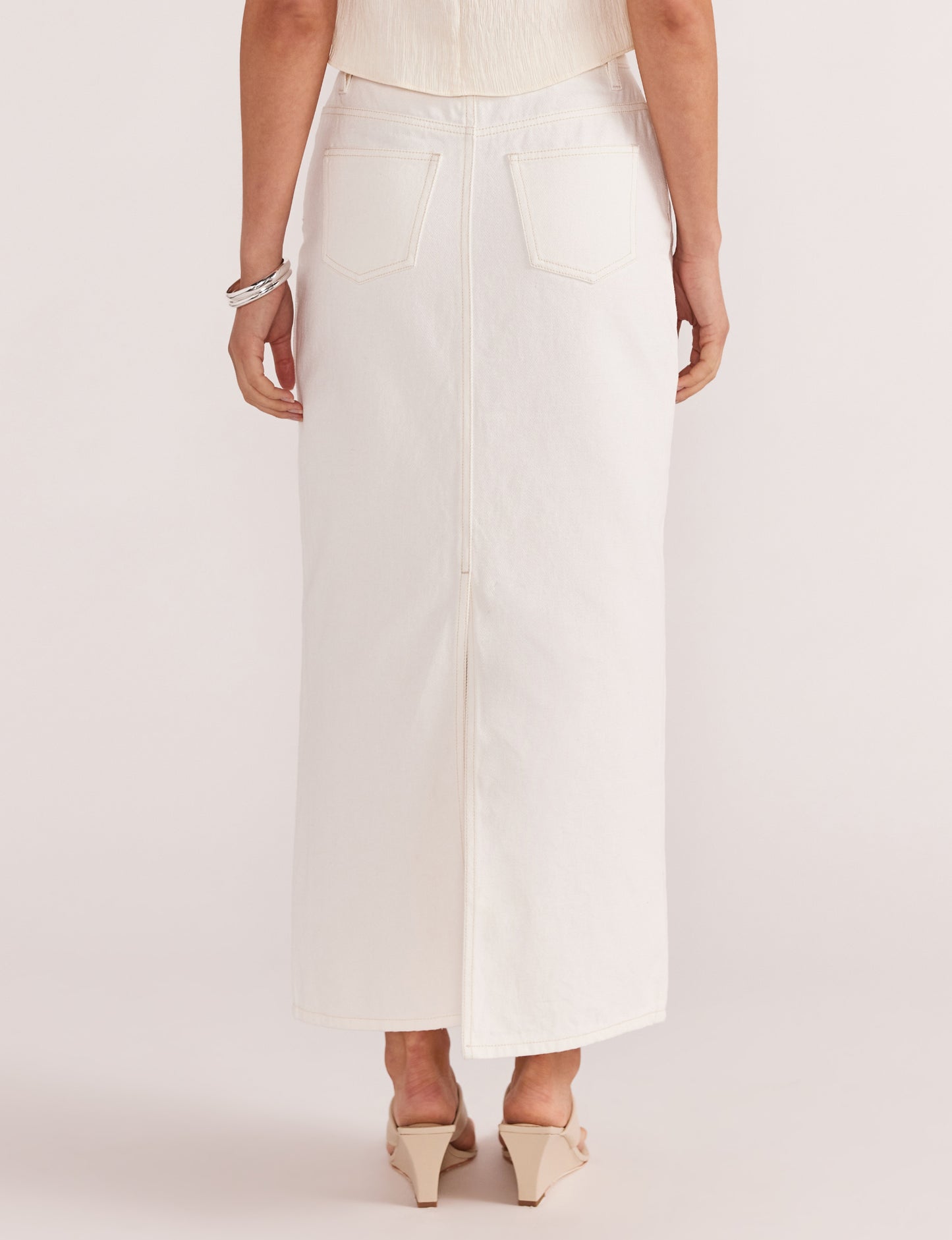 Innes Denim Midi Skirt