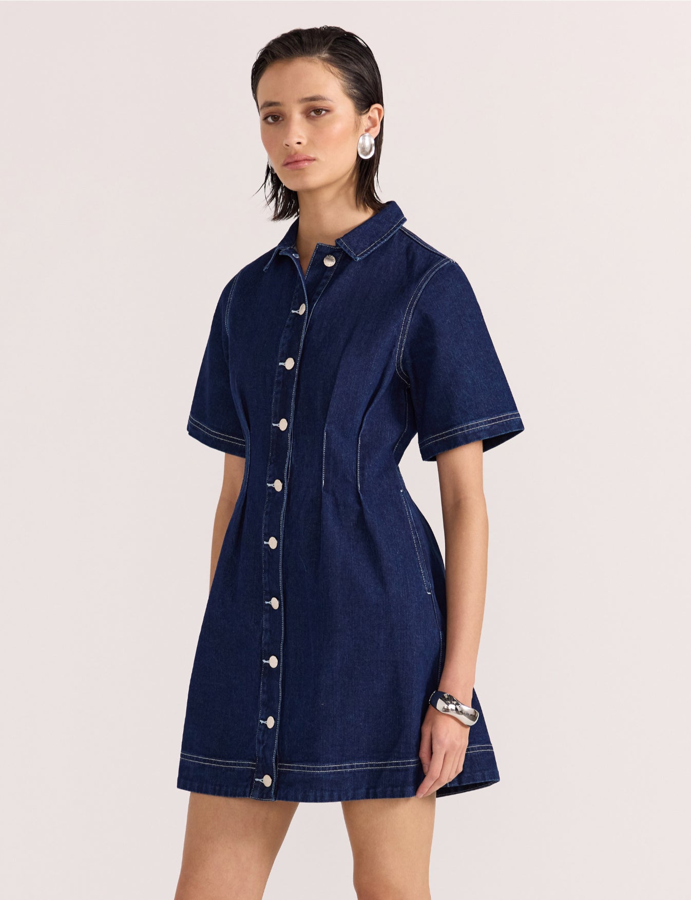 Augusta Denim Mini Dress