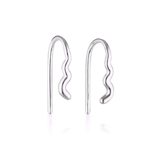 Wave Hook Earrings