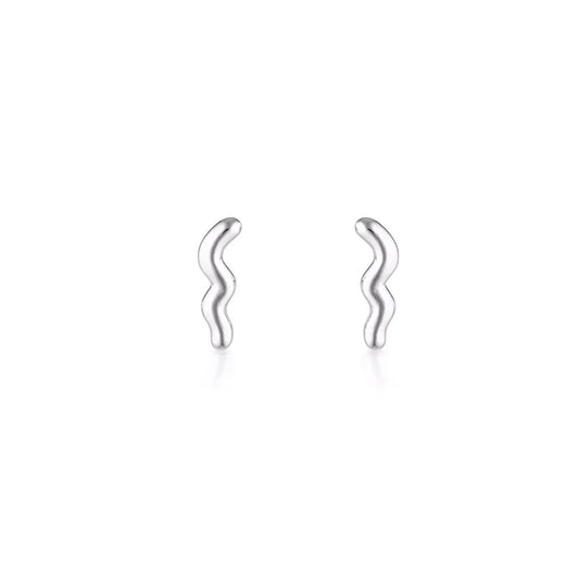 Wave Stud Earrings